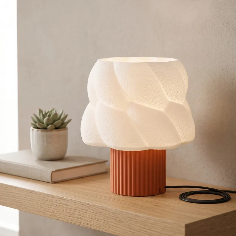 Dekoratif Masa Lambası 20 cm Modern Abajur Ev Ofis Yatak Odası