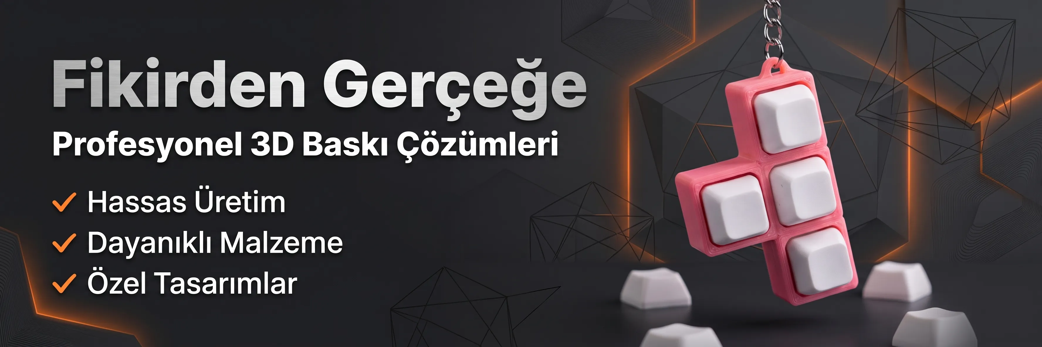 TEKMAKG 3D Baskı Özel Tasarım Figürler ve Clickerlar